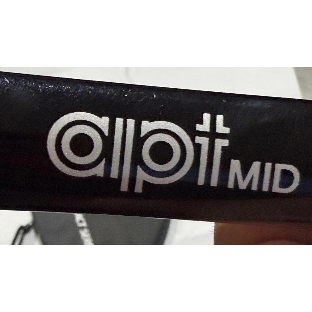 Wilson Alpha Mid Tennis Racquet 4 1/2 L4 Maroon Black with Dunlop Carrying Case